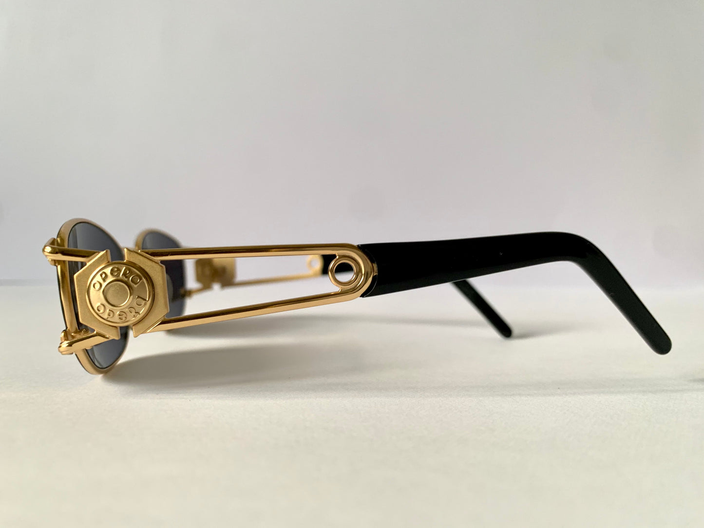 Opera 90s vintage sunglasses - metal golden frames