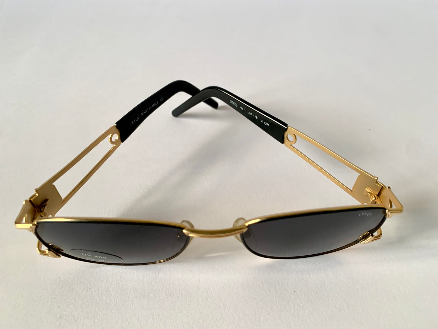 Opera 90s vintage sunglasses - metal golden frames