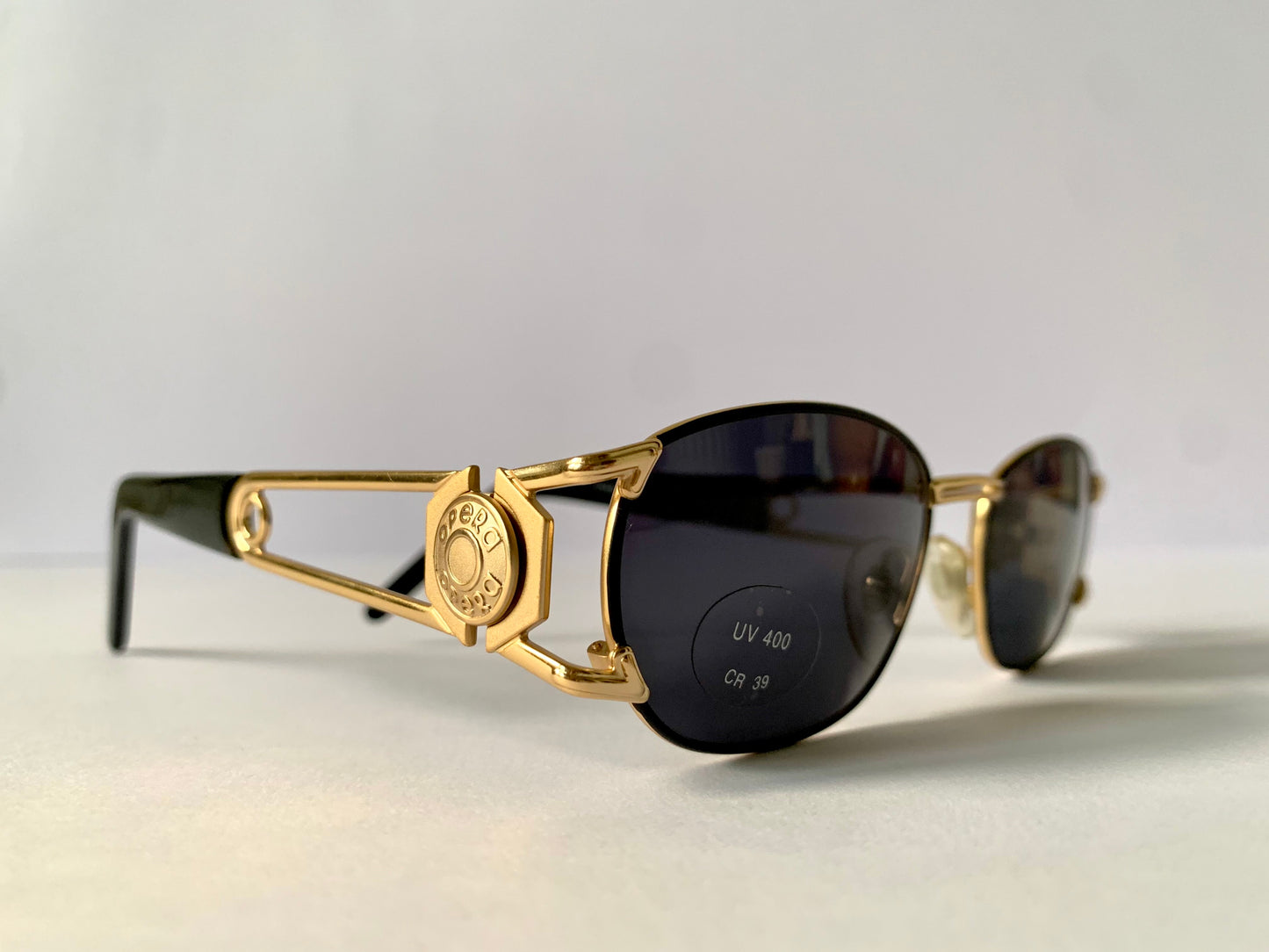 Opera 90s vintage sunglasses - metal golden frames