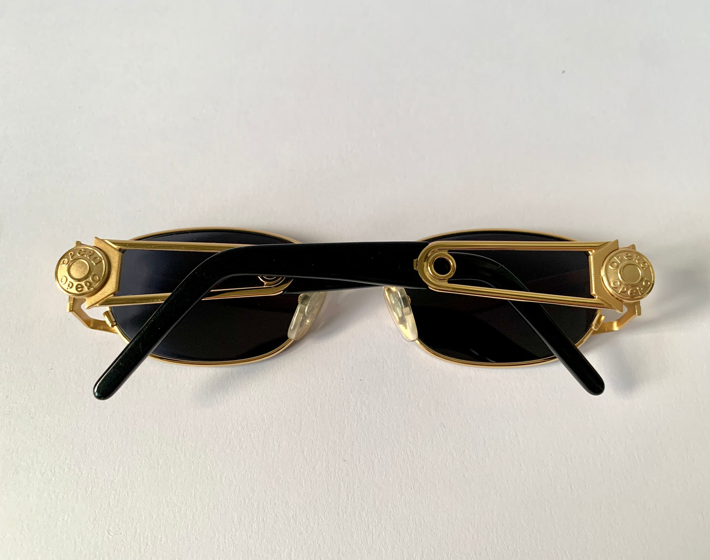 Opera 90s vintage sunglasses - metal golden frames
