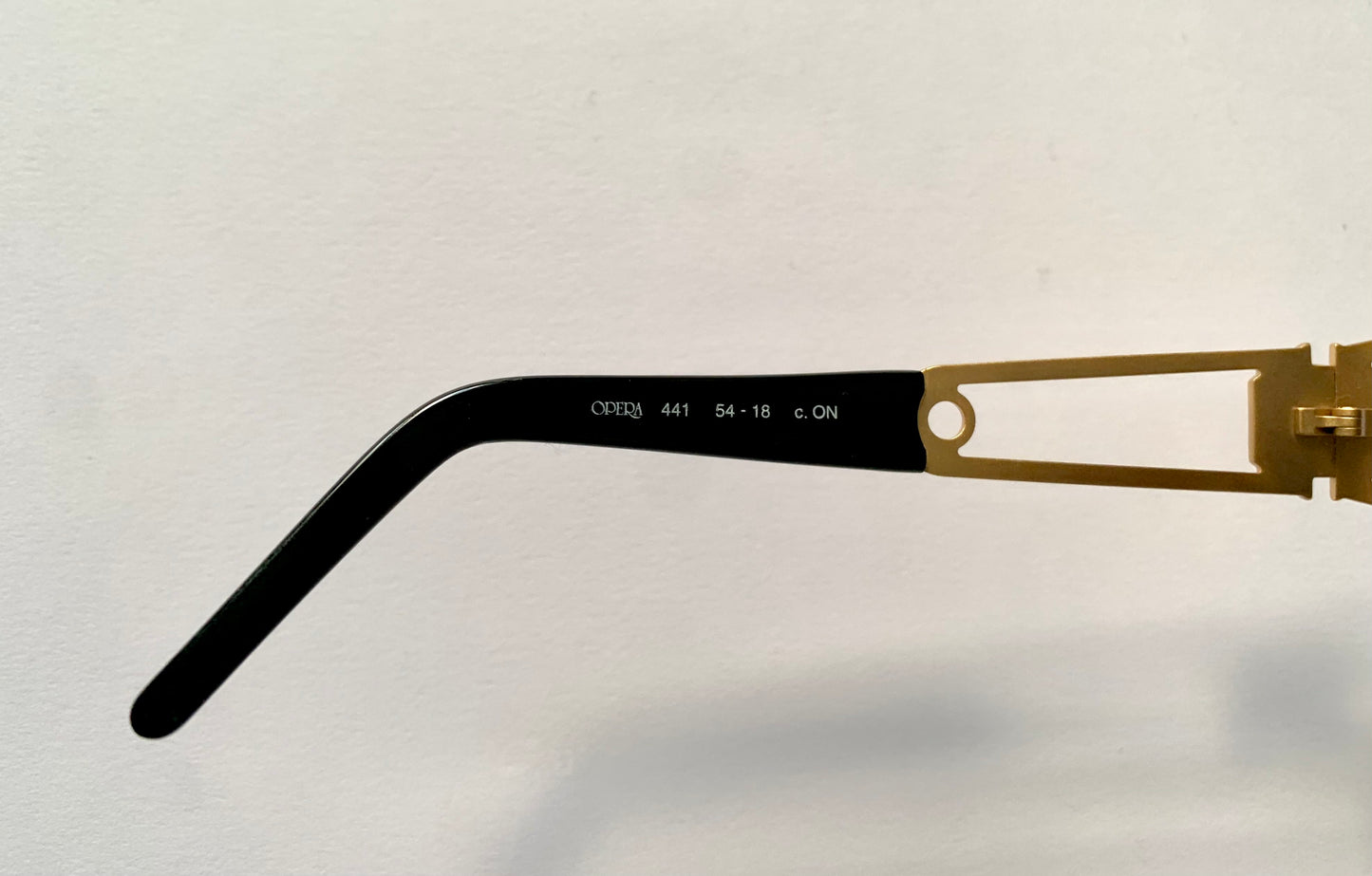 Opera 90s vintage sunglasses - metal golden frames