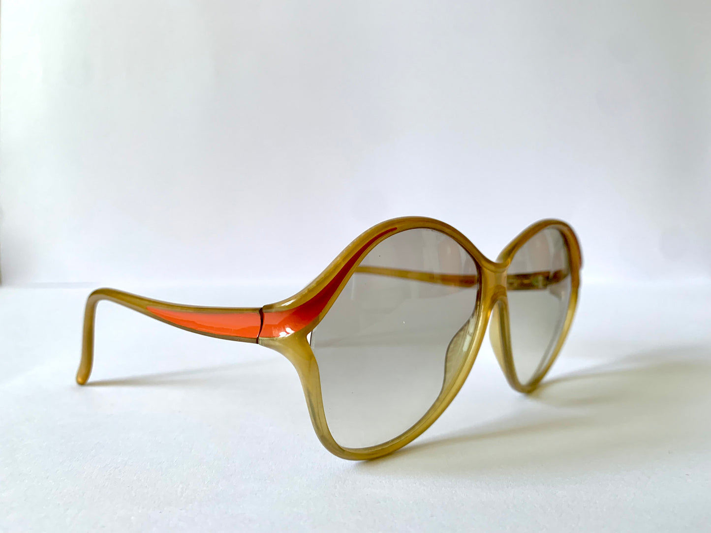 Viennaline Optyl 70s sunglasses - yellow XL oversized vintage frames