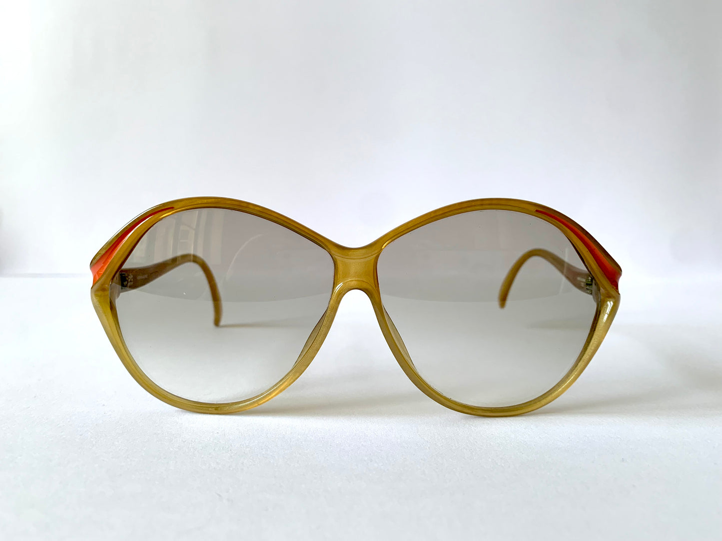 Viennaline Optyl 70s sunglasses - yellow XL oversized vintage frames