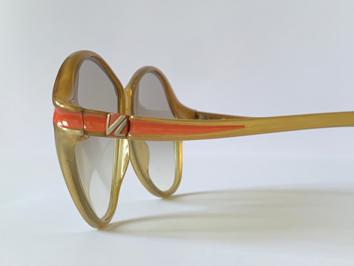 Viennaline Optyl 70s sunglasses - yellow XL oversized vintage frames