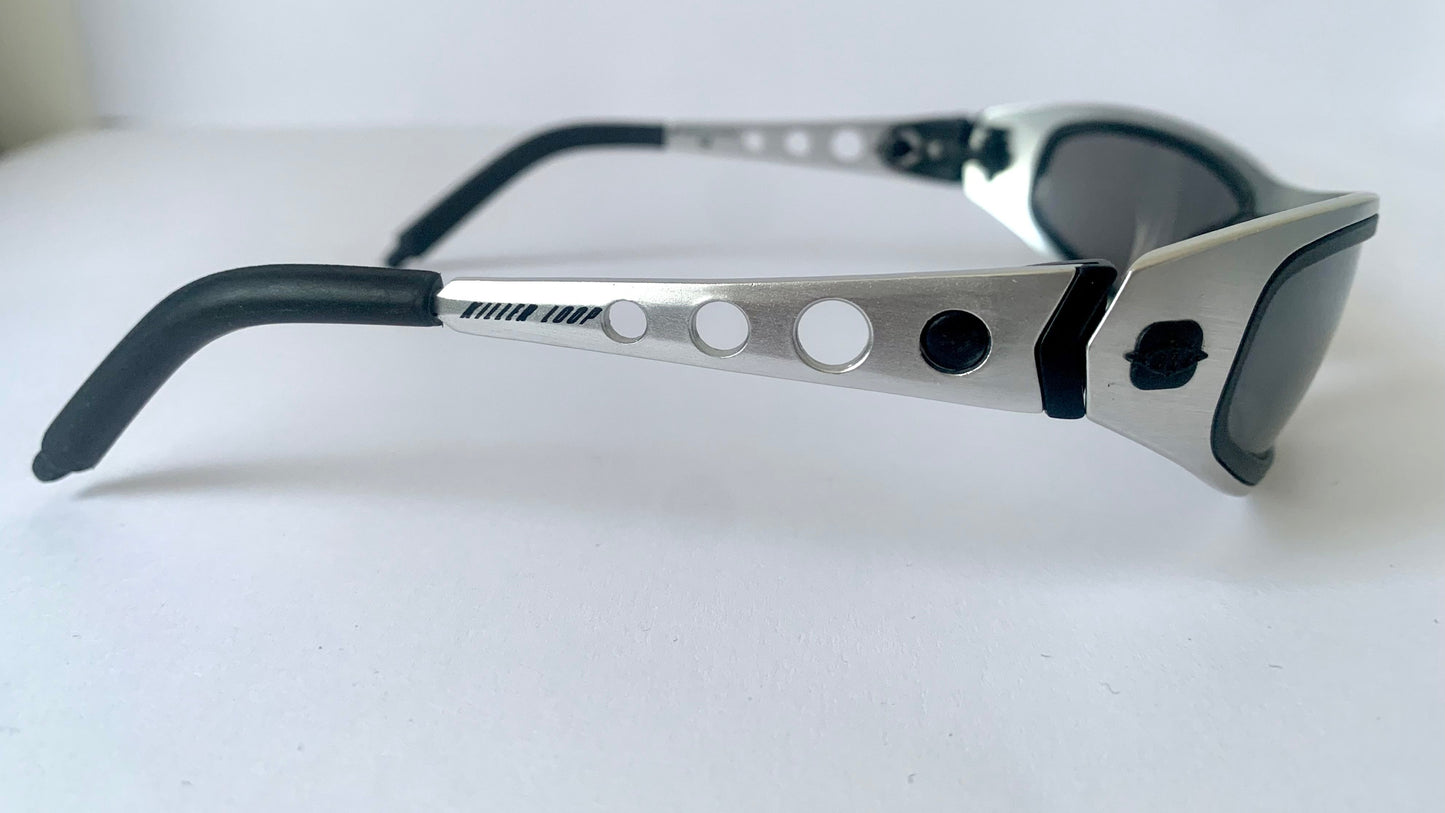 Killer Loop vintage 90s sunglasses - Vicious K0301 silver and black metal frame