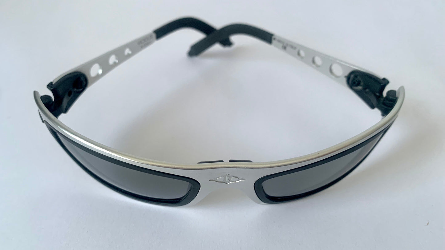 Killer Loop vintage 90s sunglasses - Vicious K0301 silver and black metal frame