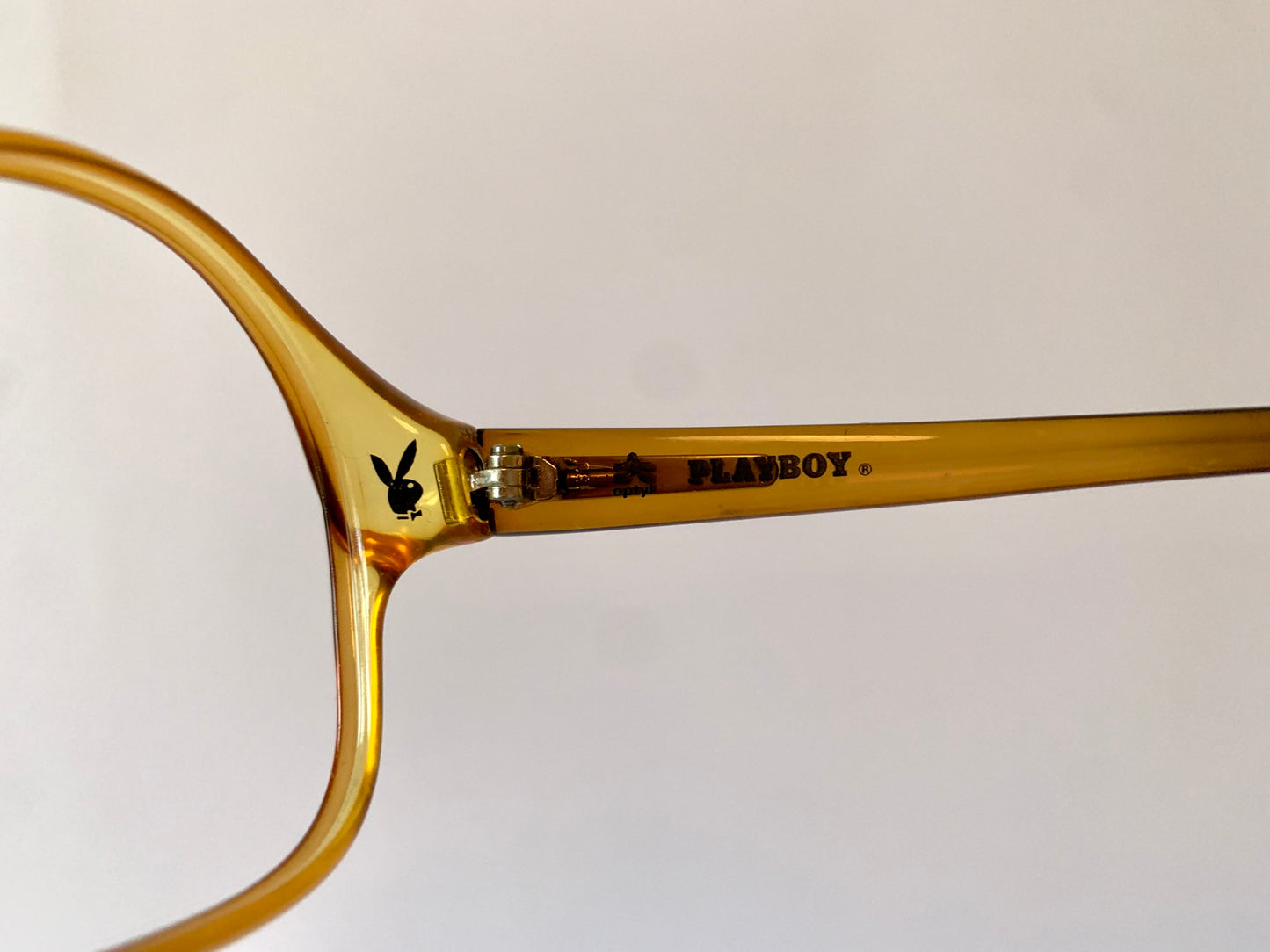 Playboy by Optyl frames - 70s yellow vintage glasses