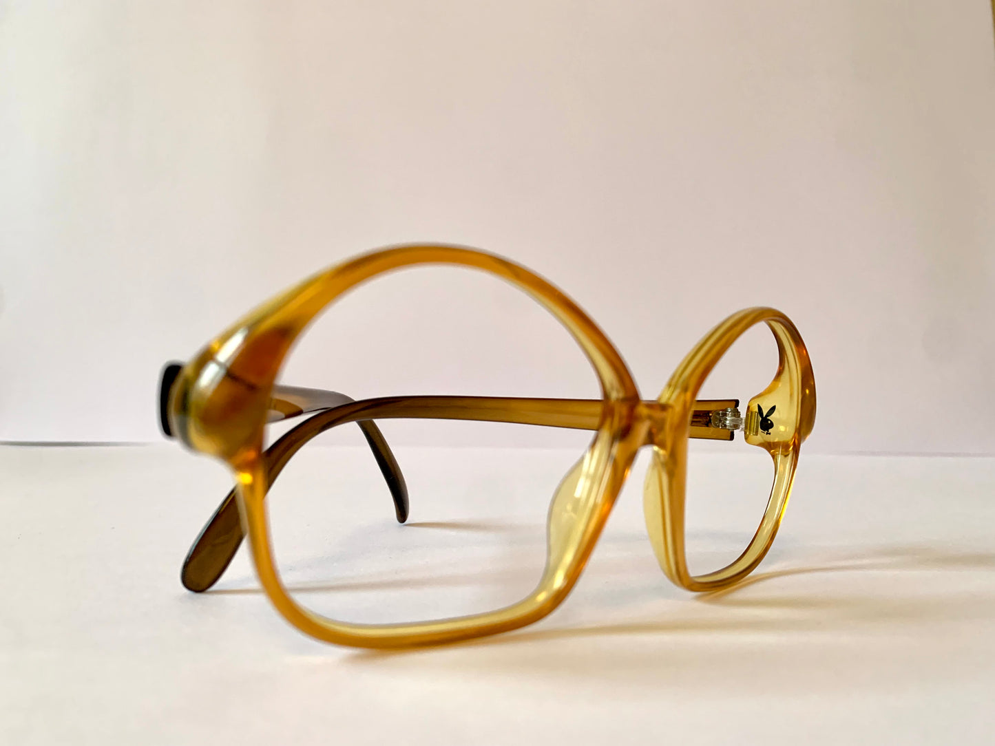 Playboy by Optyl frames - 70s yellow vintage glasses