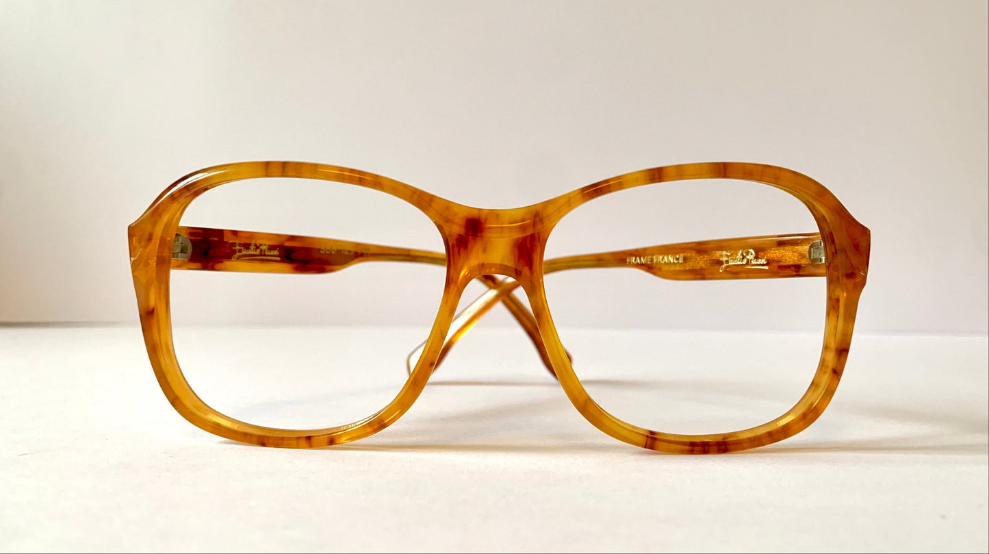 PUCCI light tortoise frame - 70s vintage glasses
