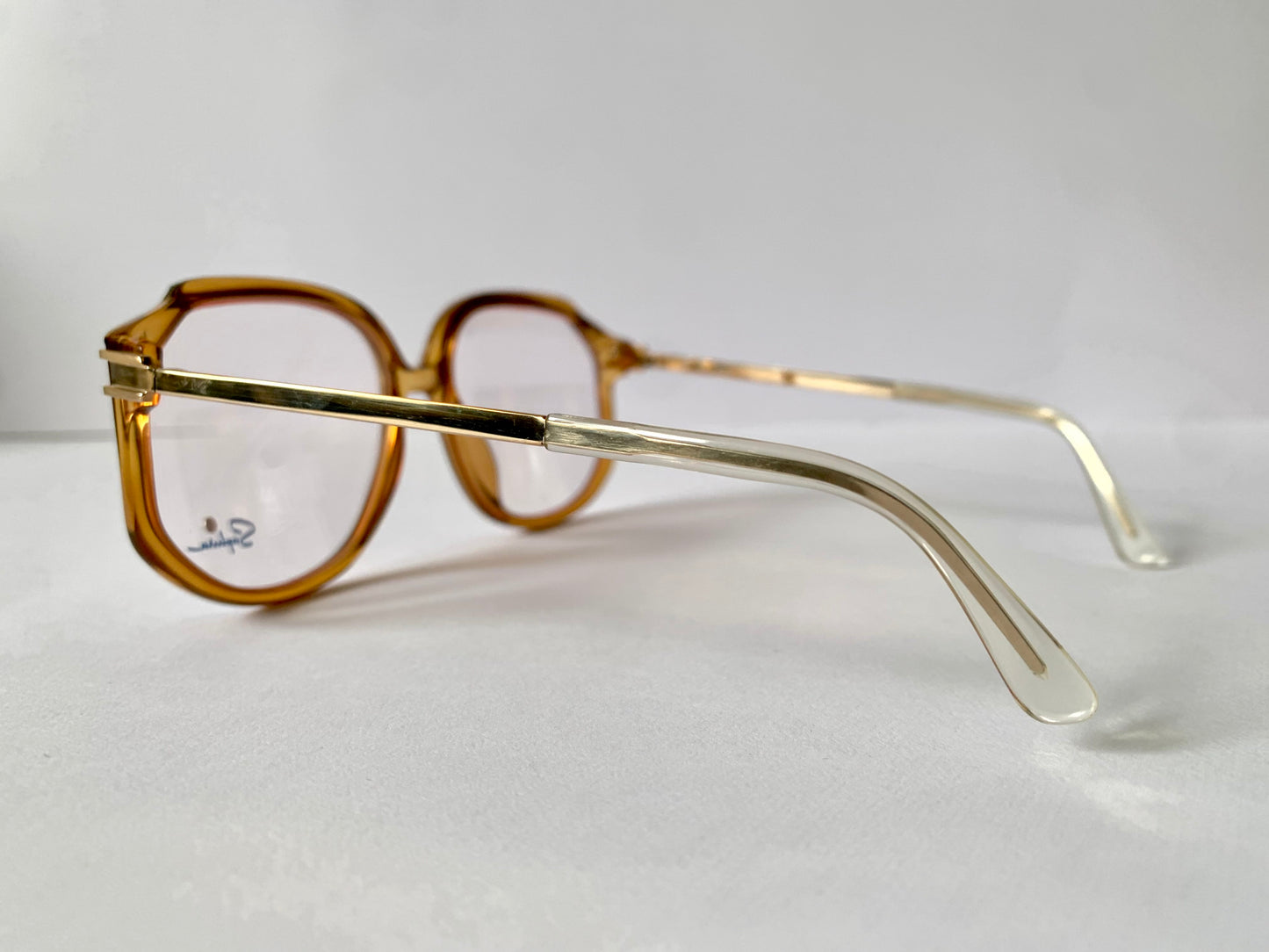 Saphira 80s glasses - XL yellow frames