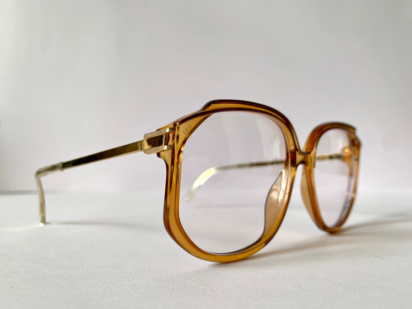 Saphira 80s glasses - XL yellow frames