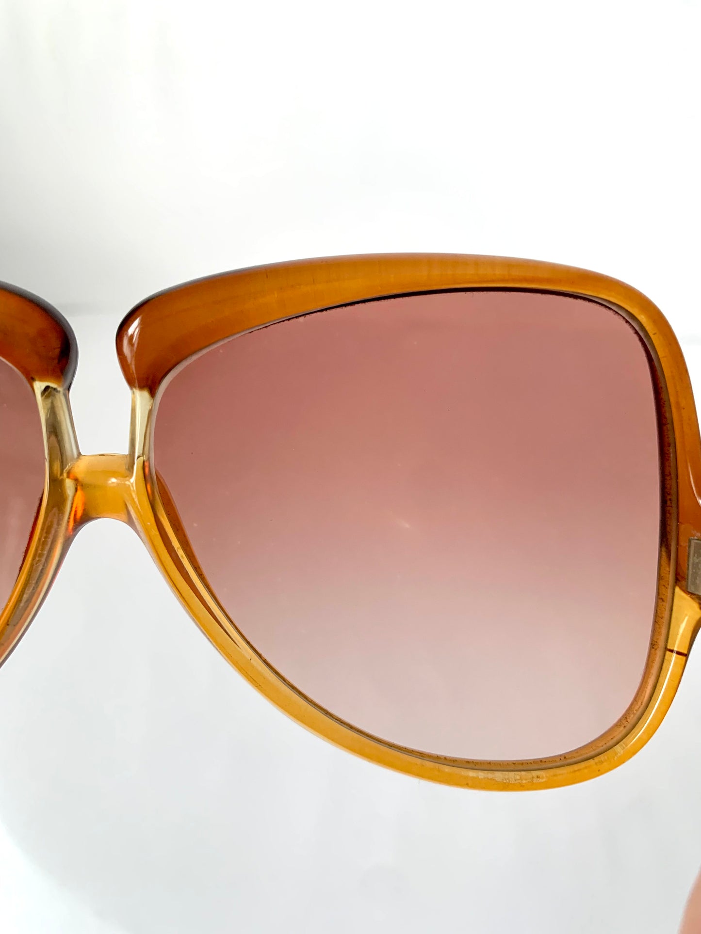 Yves Saint Laurent 80s vintage sunglasses - 7771 XL YSL brown frames