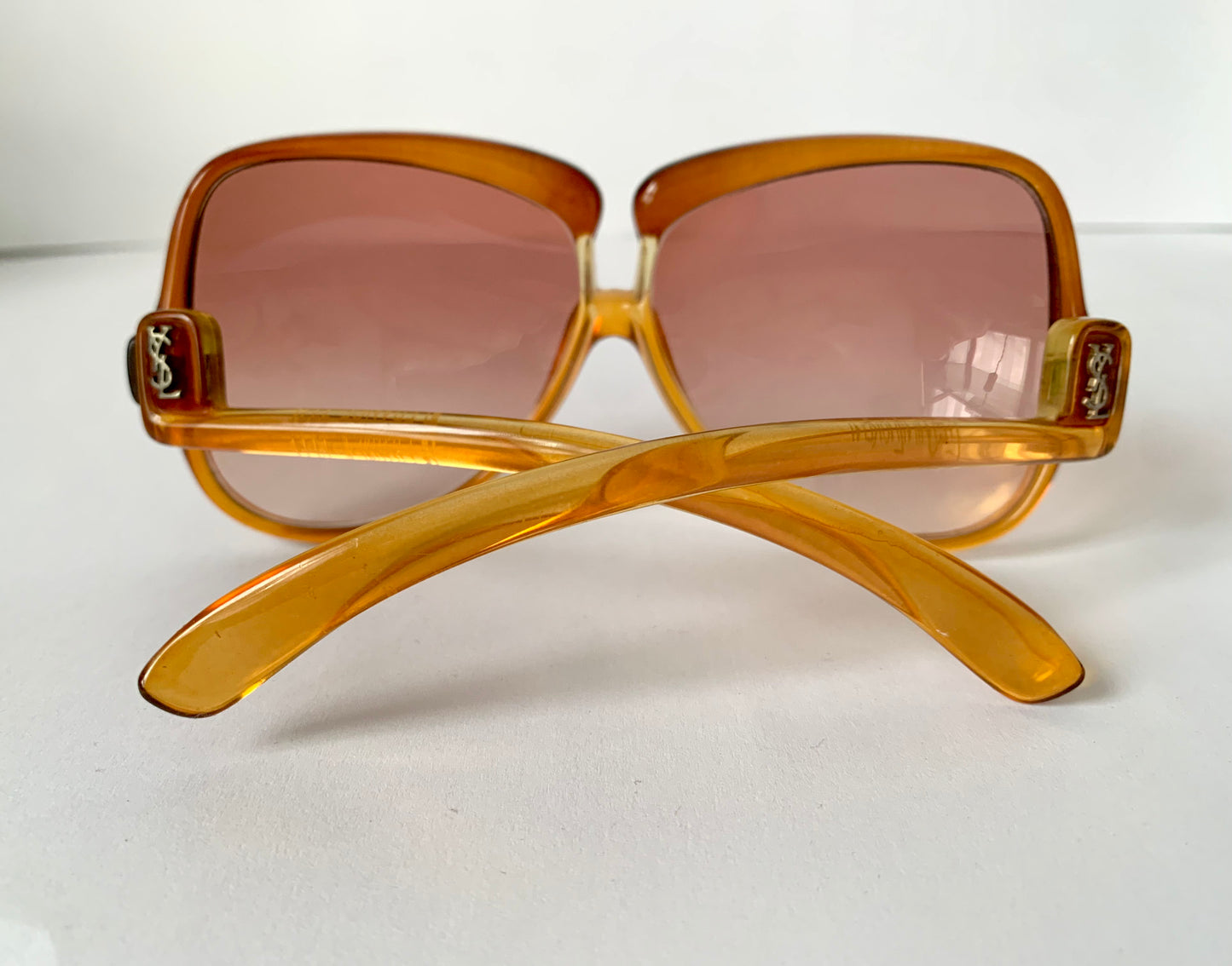 Yves Saint Laurent 80s vintage sunglasses - 7771 XL YSL brown frames
