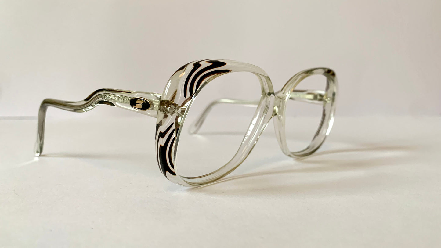 Safilo 70s vintage glasses - Acetate transparent frame