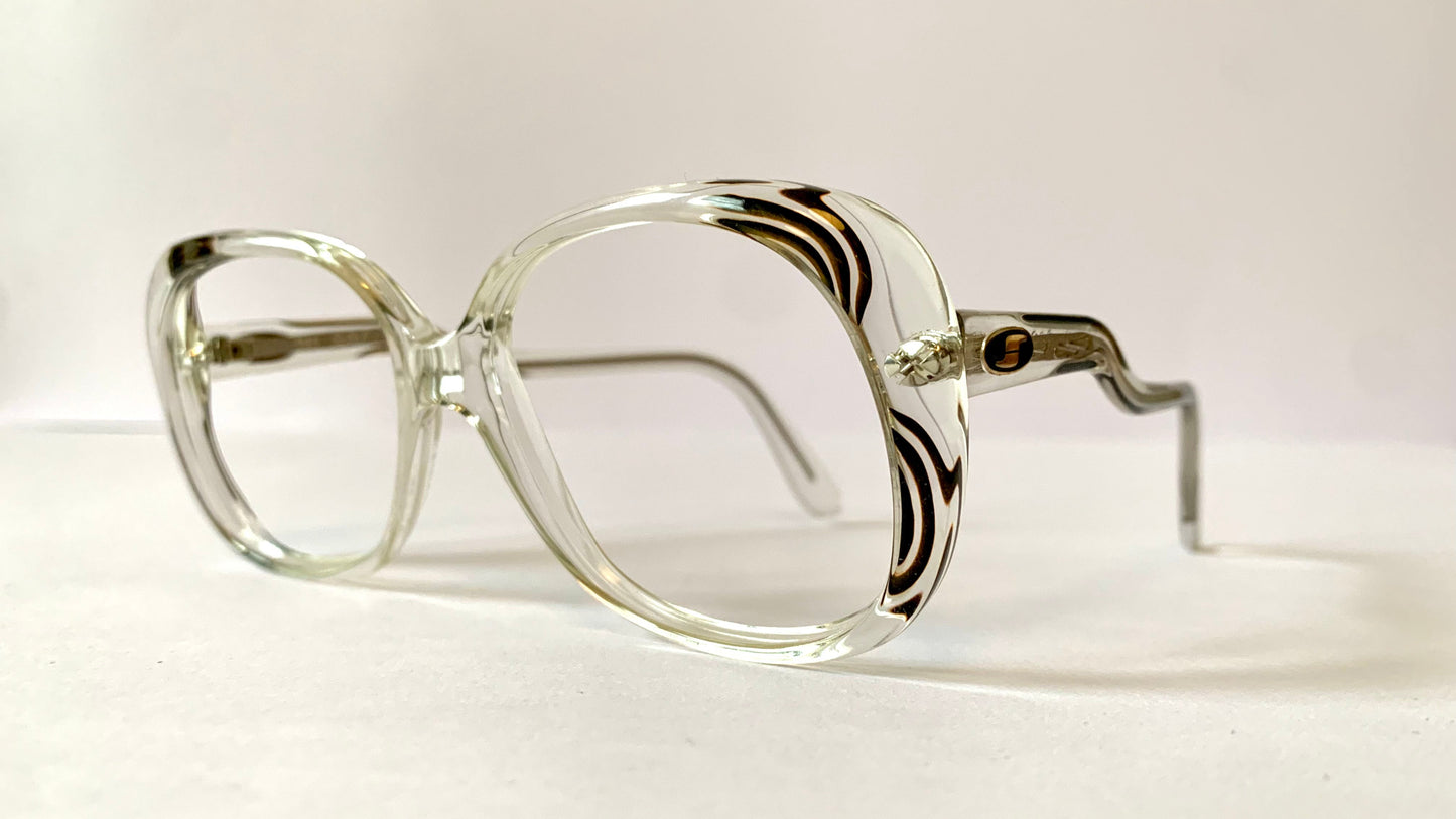 Safilo 70s vintage glasses - Acetate transparent frame