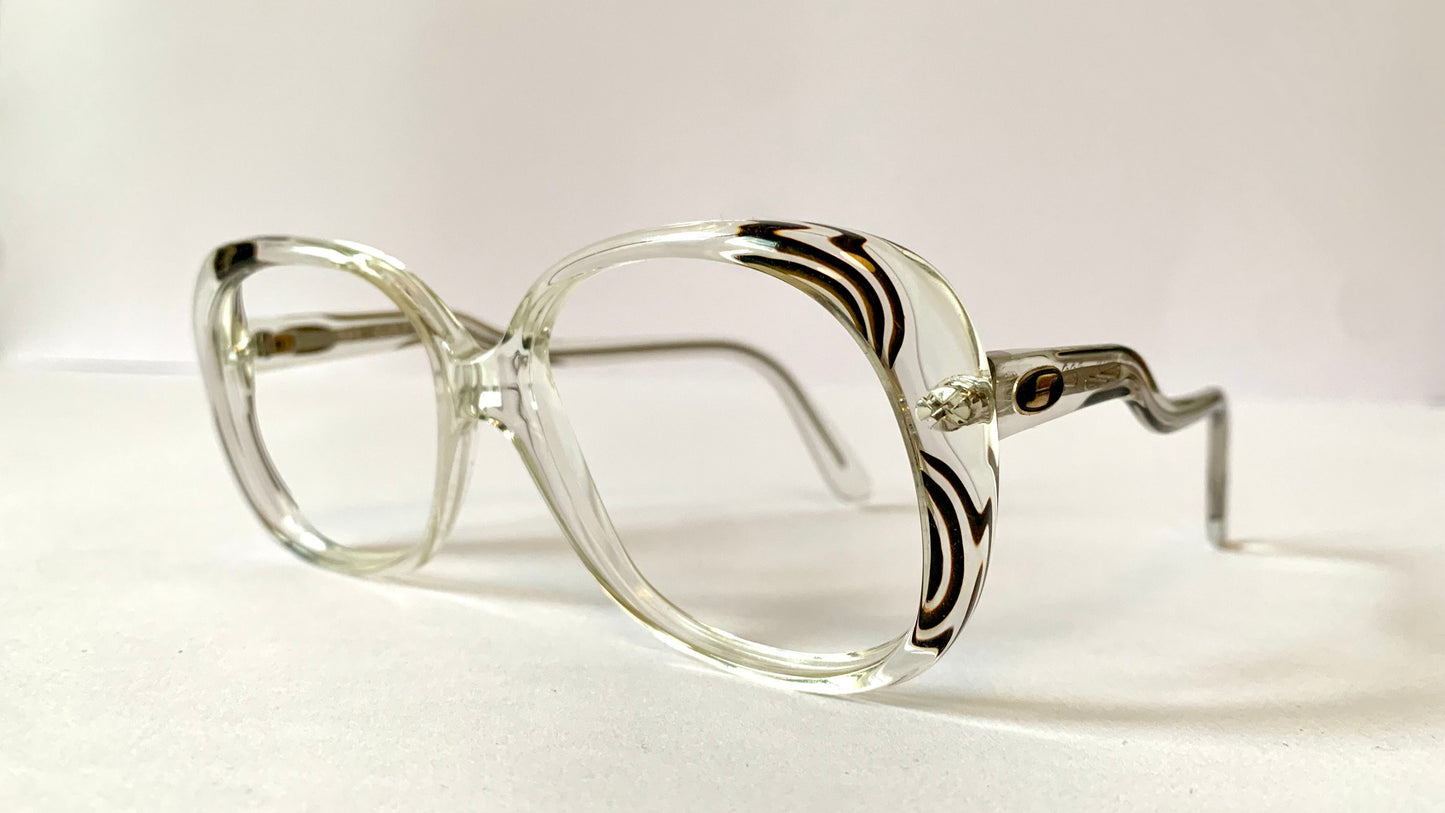 Safilo 70s vintage glasses - Acetate transparent frame