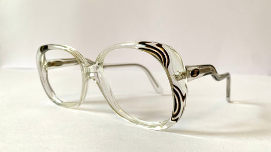 Safilo 70s vintage glasses - Acetate transparent frame