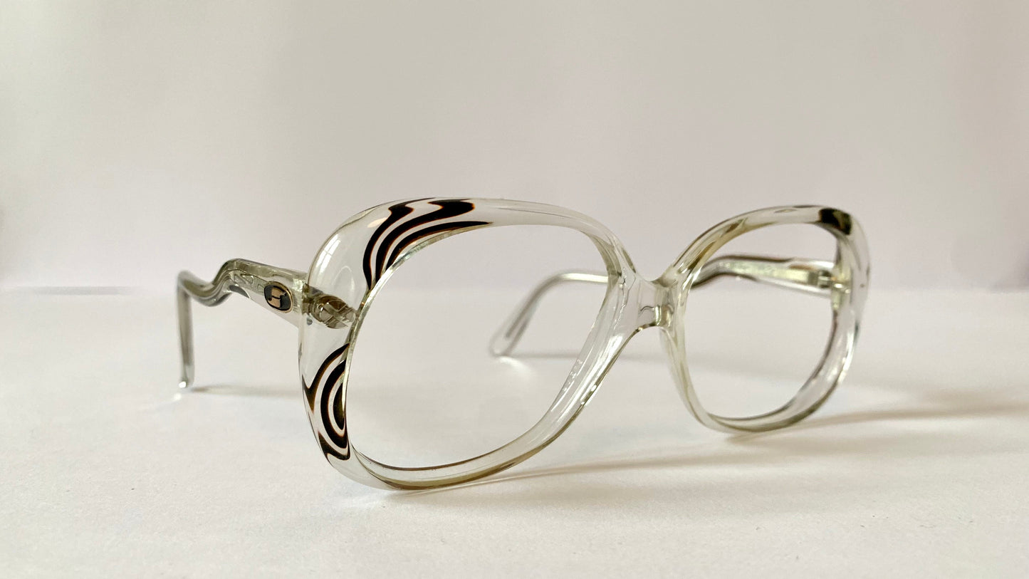 Safilo 70s vintage glasses - Acetate transparent frame