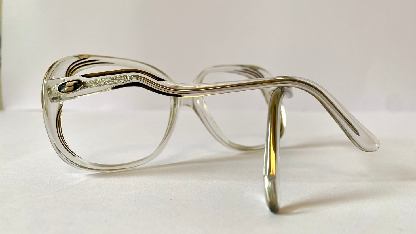 Safilo 70s vintage glasses - Acetate transparent frame
