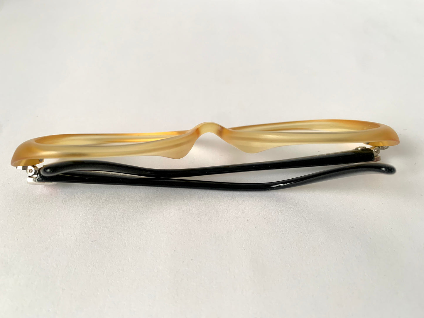 Christian Dior 80s vintage glasses - yellow and black frame