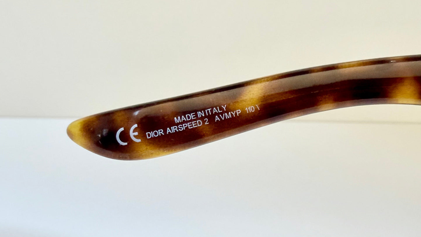 Christian Dior Vintage Sunglasses - Y2K Airspeed 2 shield XL frames NOS