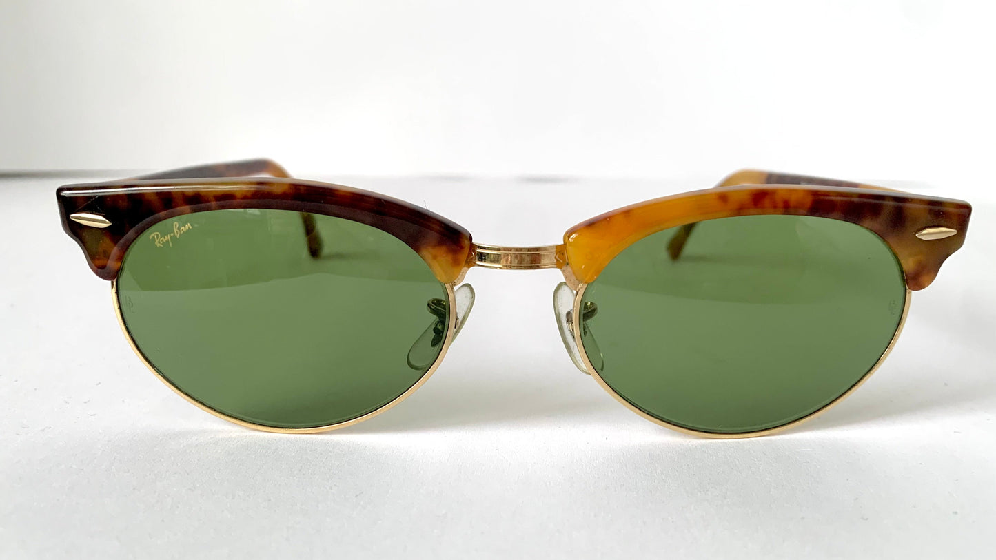 Ray Ban B&L USA vintage sunglasses - W1265 Wayfarer Oval Blond Tortoise