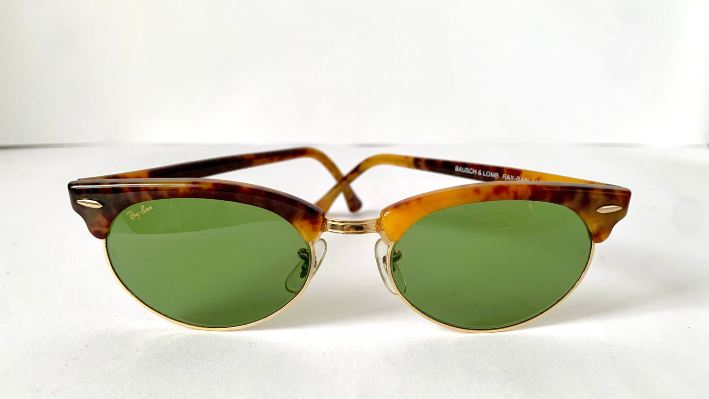 Ray Ban B&L USA vintage sunglasses - W1265 Wayfarer Oval Blond Tortoise