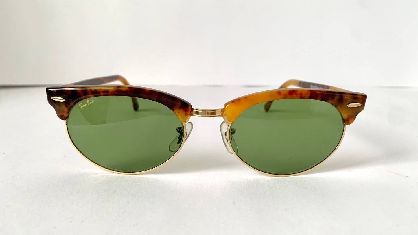 Ray Ban B&L USA vintage sunglasses - W1265 Wayfarer Oval Blond Tortoise