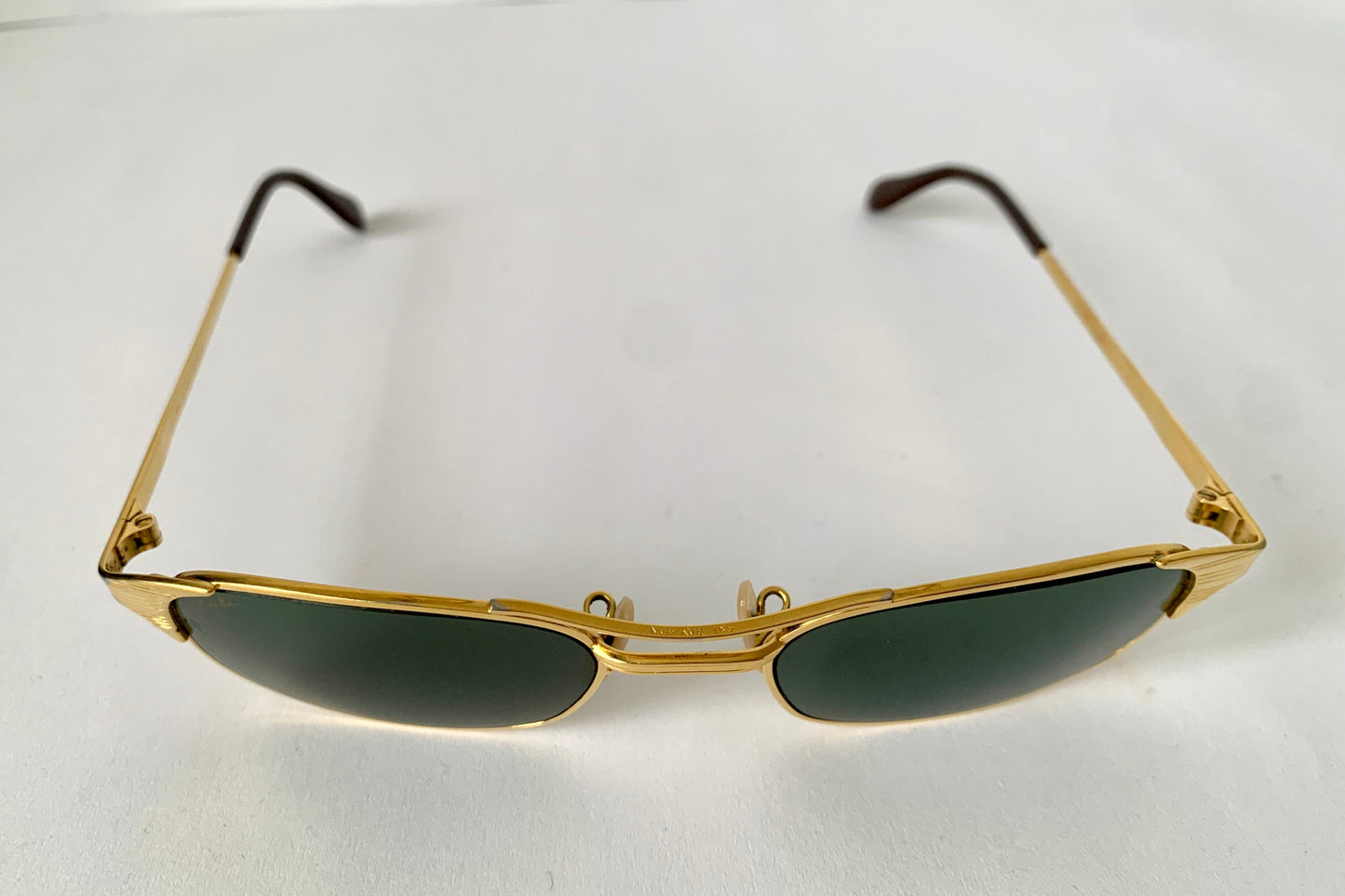 Ray Ban B&L USA vintage sunglasses - Signet W1396 Gold plated frame