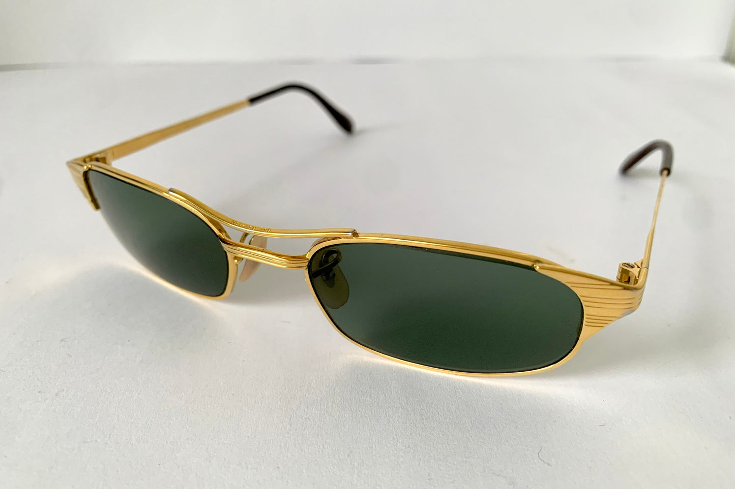 Ray Ban B&L USA vintage sunglasses - Signet W1396 Gold plated frame