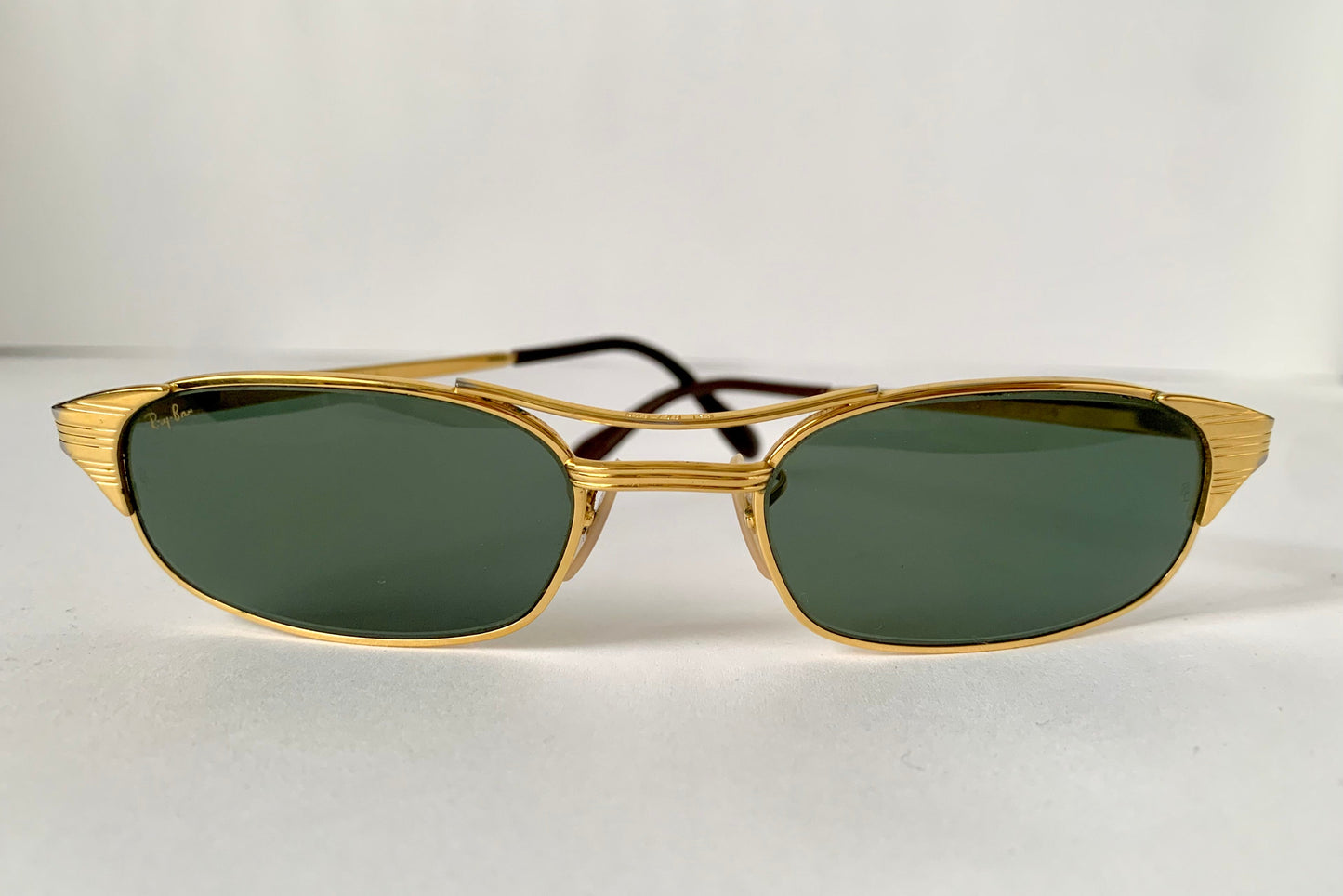 Ray Ban B&L USA vintage sunglasses - Signet W1396 Gold plated frame