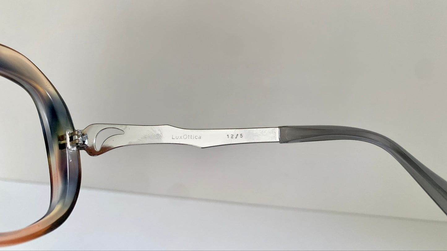 Luxottica vintage frame - 70s NOS original glasses - Small/narrow faces