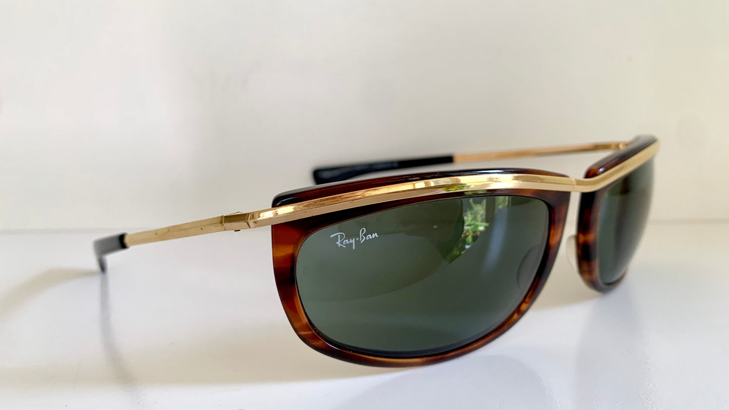 Ray Ban B&L USA 90s vintage sunglasses - Olympian II Arista Gold Tortoise