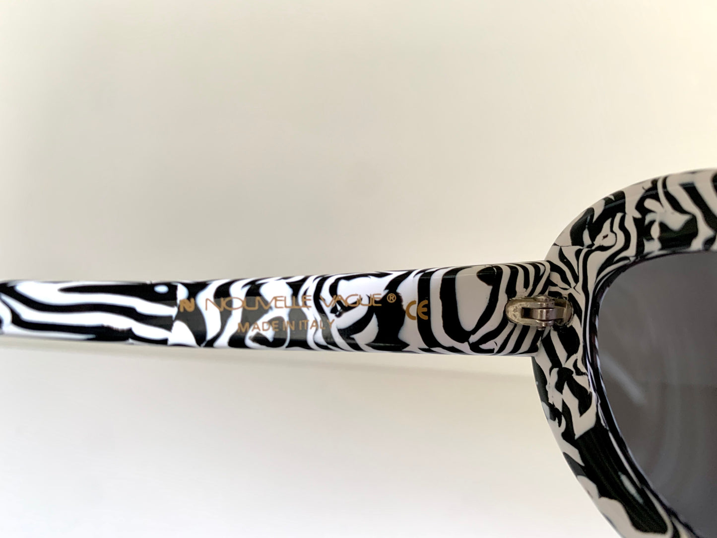 Vintage Nouvelle Vague sunglasses - S.164 Fantasy zebra frames