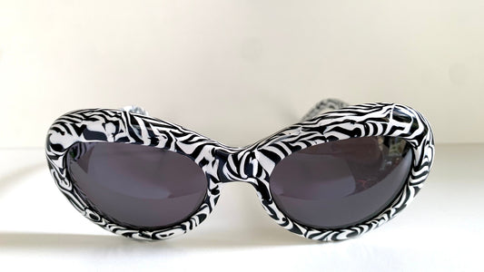 Vintage Nouvelle Vague sunglasses - S.164 Fantasy zebra frames
