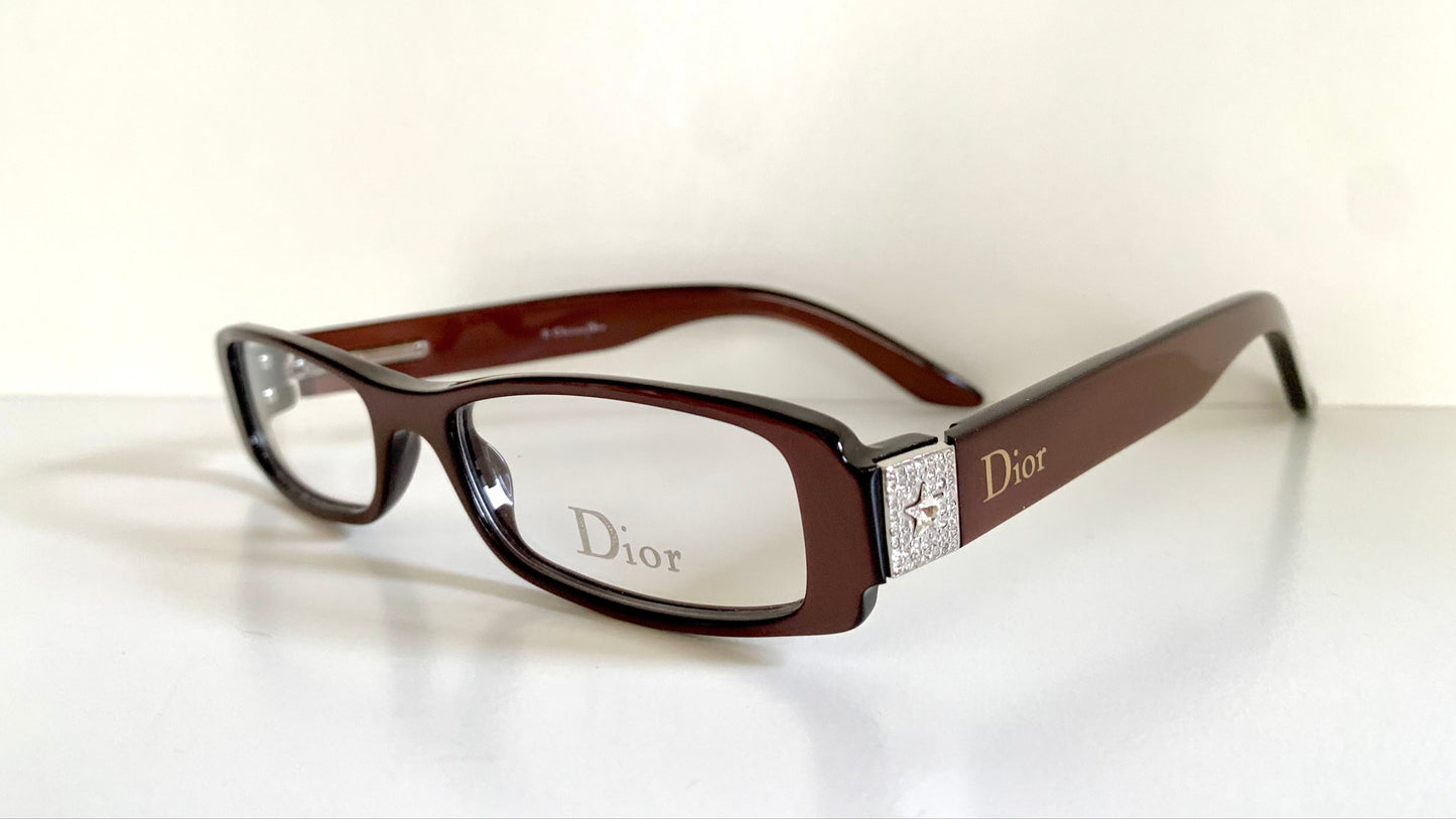 Christian Dior 00s Vintage glasses - 3101 strass star frames