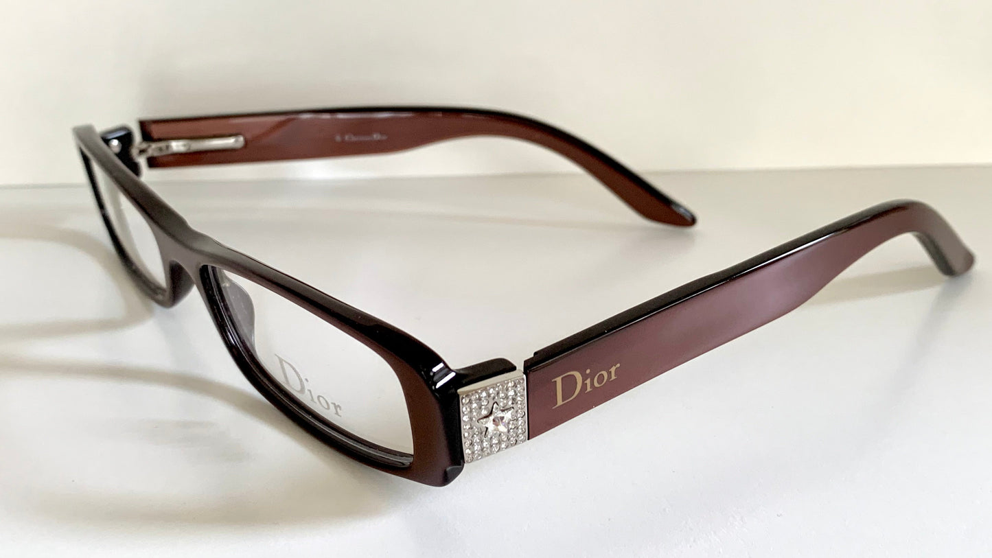 Christian Dior 00s Vintage glasses - 3101 strass star frames