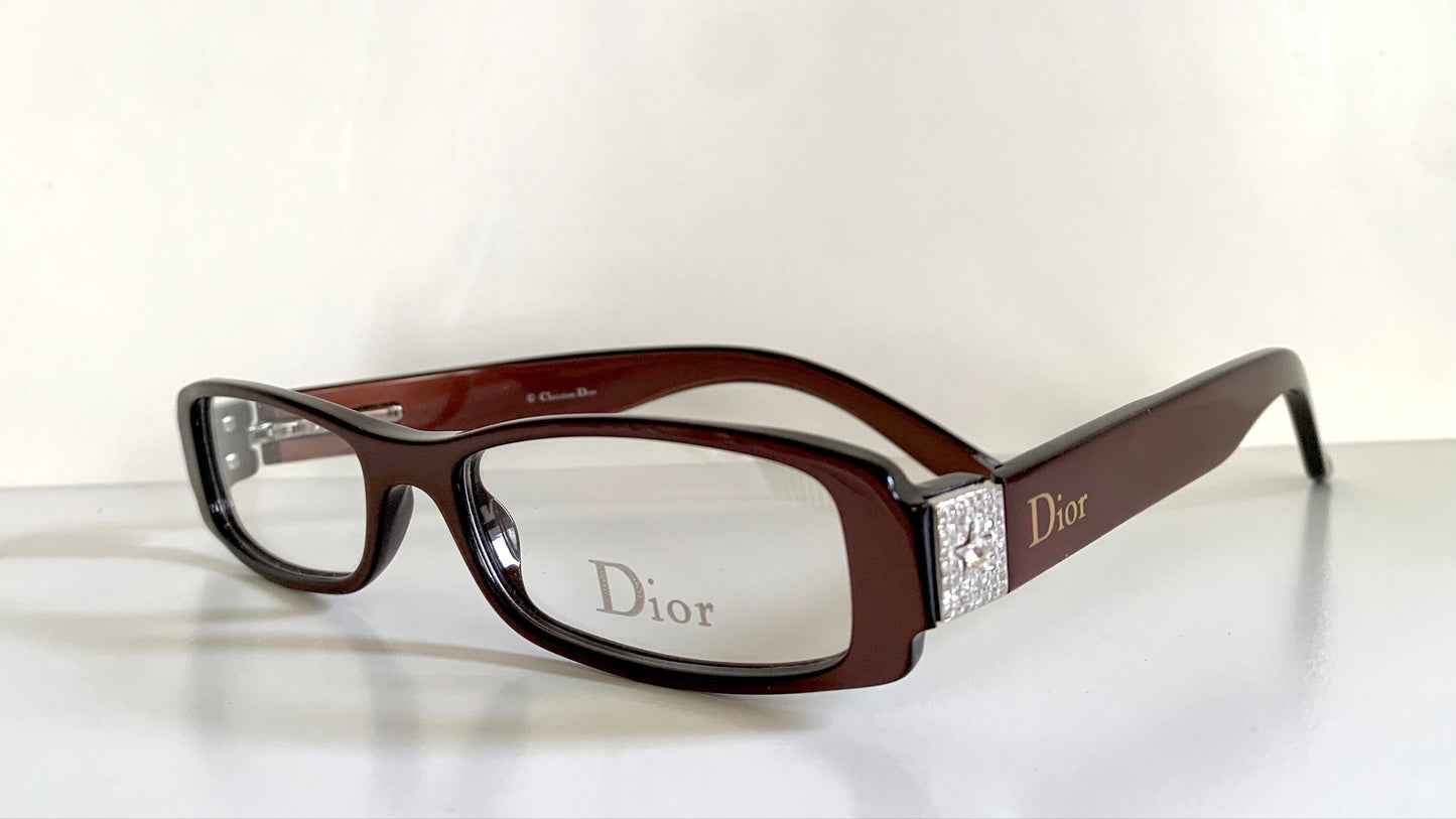 Christian Dior 00s Vintage glasses - 3101 strass star frames