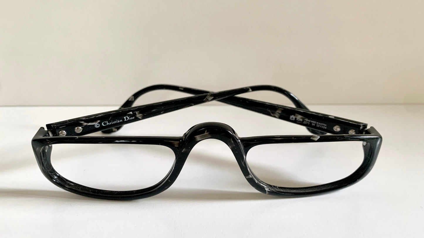 Christian Dior 80s vintage glasses - 2075 half moon reading frames