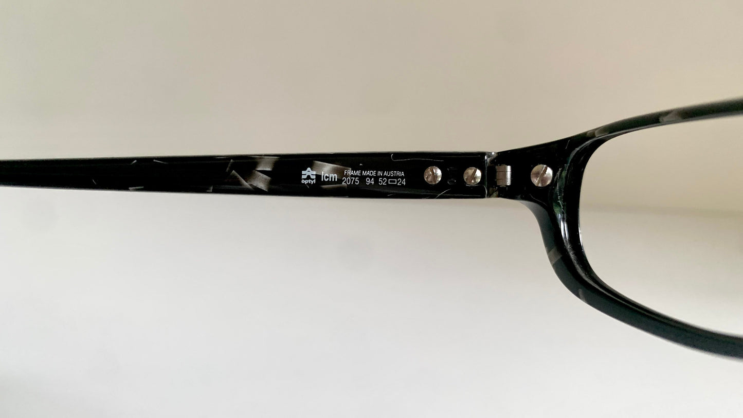 Christian Dior 80s vintage glasses - 2075 half moon reading frames