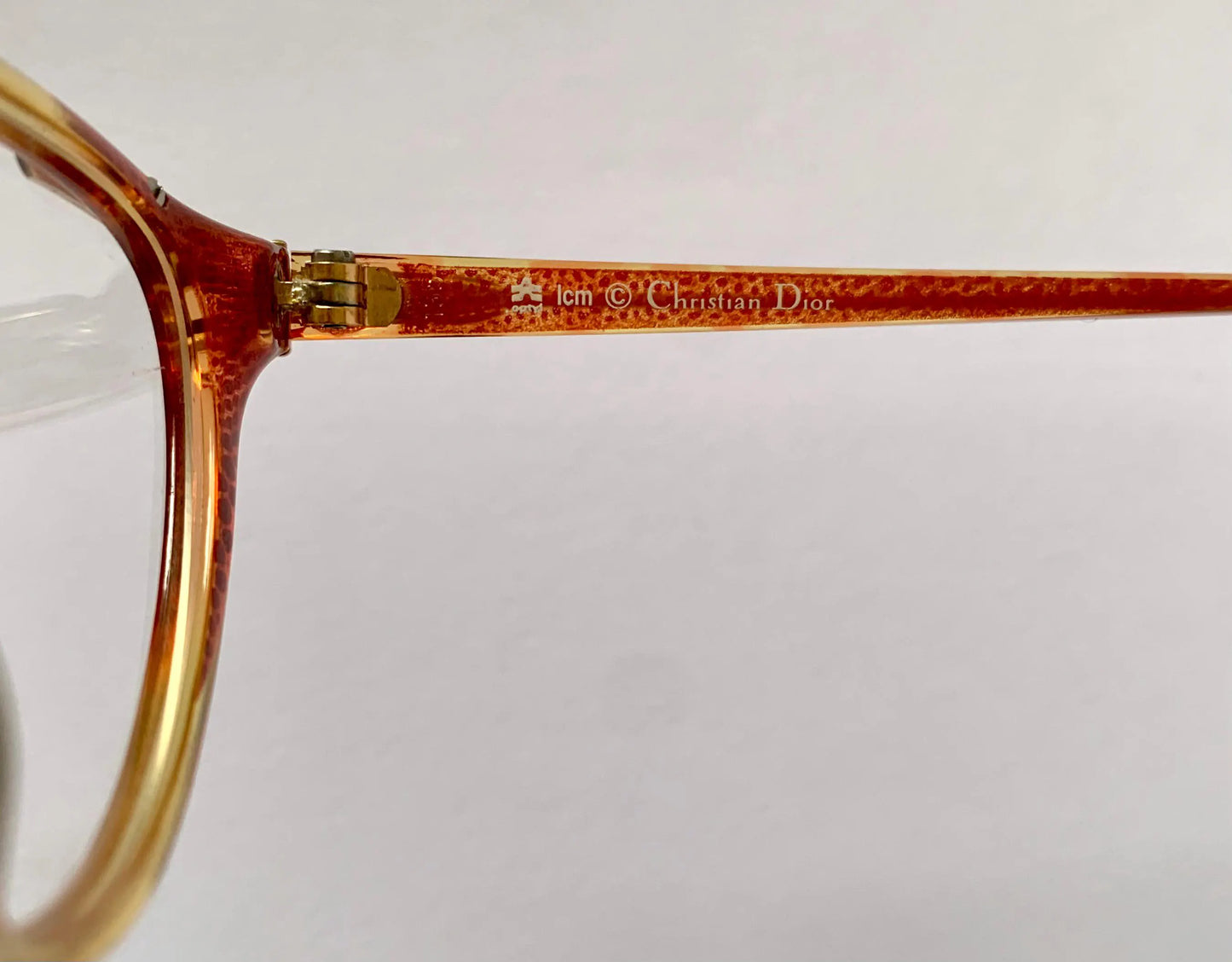 Christian Dior 80s vintage glasses - 2735 yellow and red frames