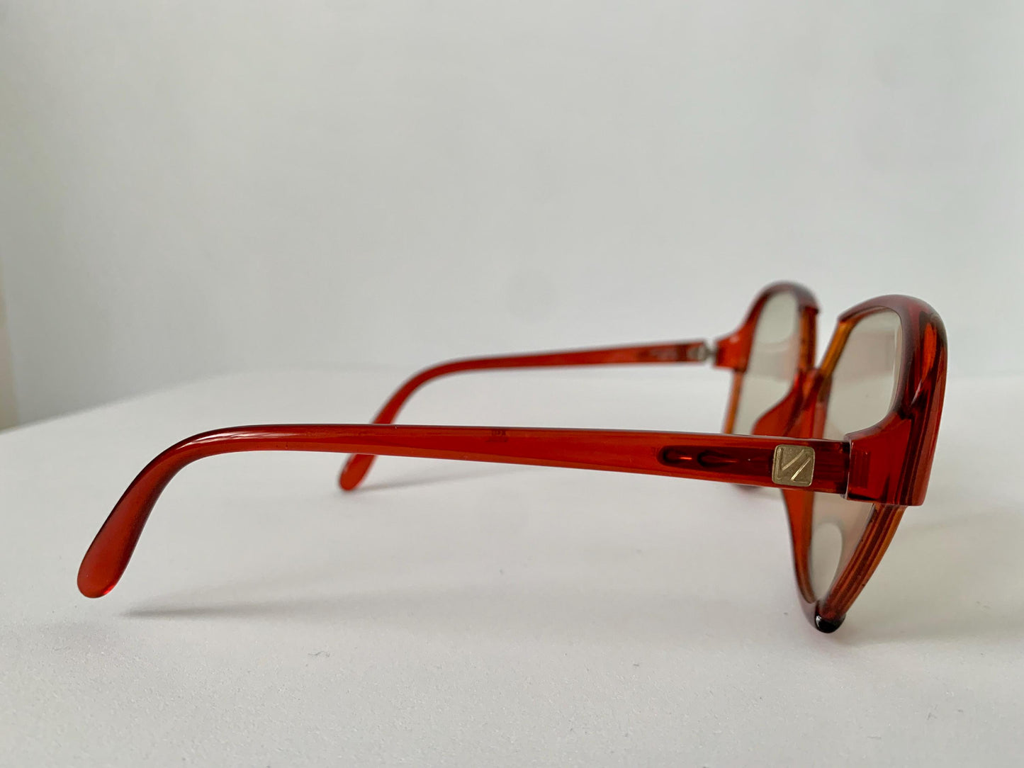 Christian Dior 80s vintage glasses - 2735 yellow and red frames
