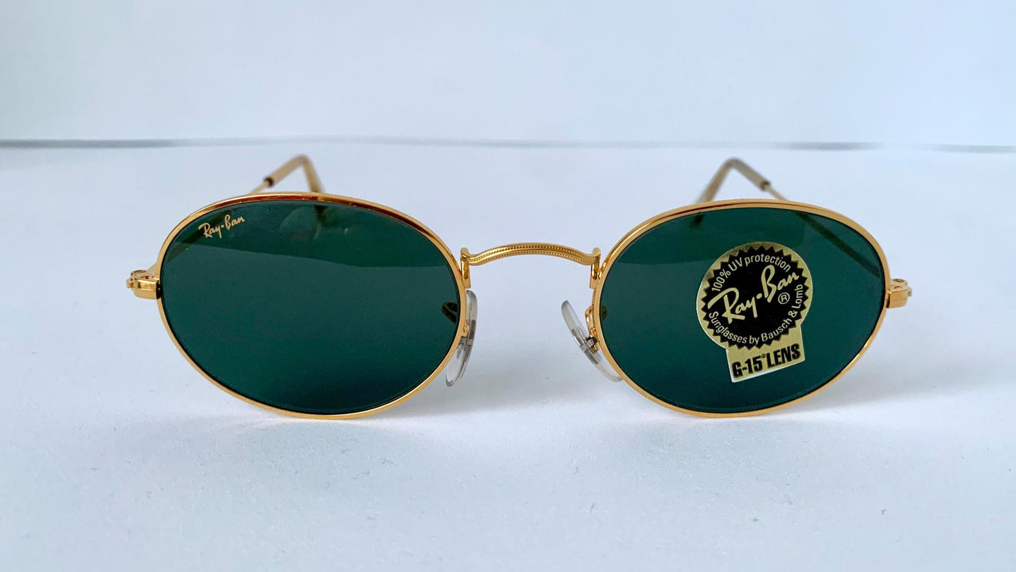 Vintage Ray Ban B&L USA sunglasses - W0976 Classic Oval Gold
