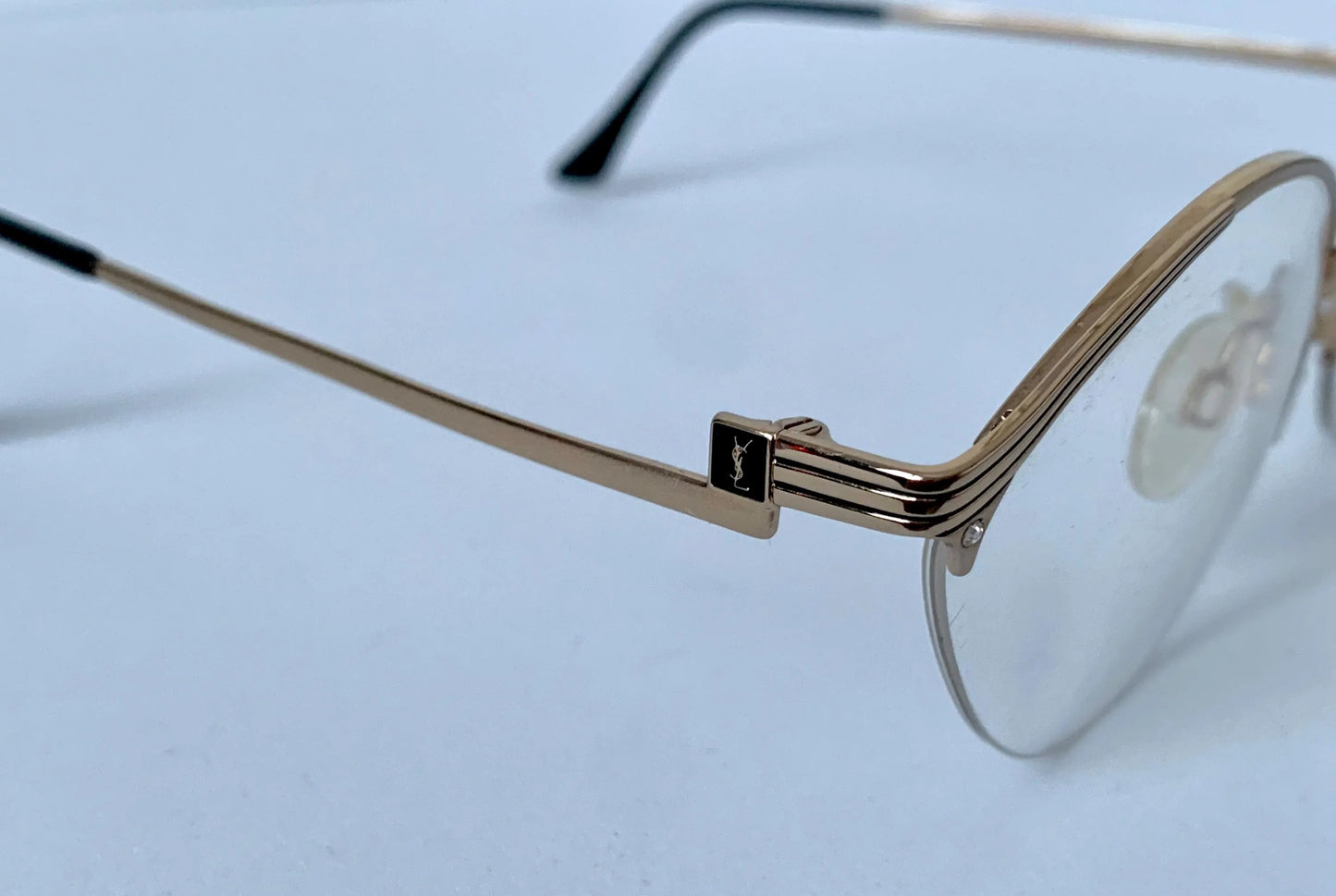 Yves Saint Laurent vintage glasses - 80s gold metal frames