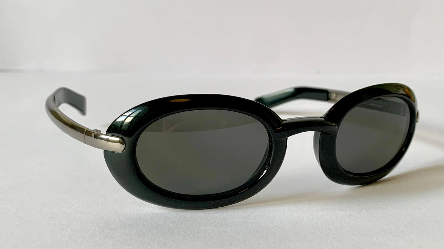 Lagerfeld vintage sunglasses - oval wrap frames