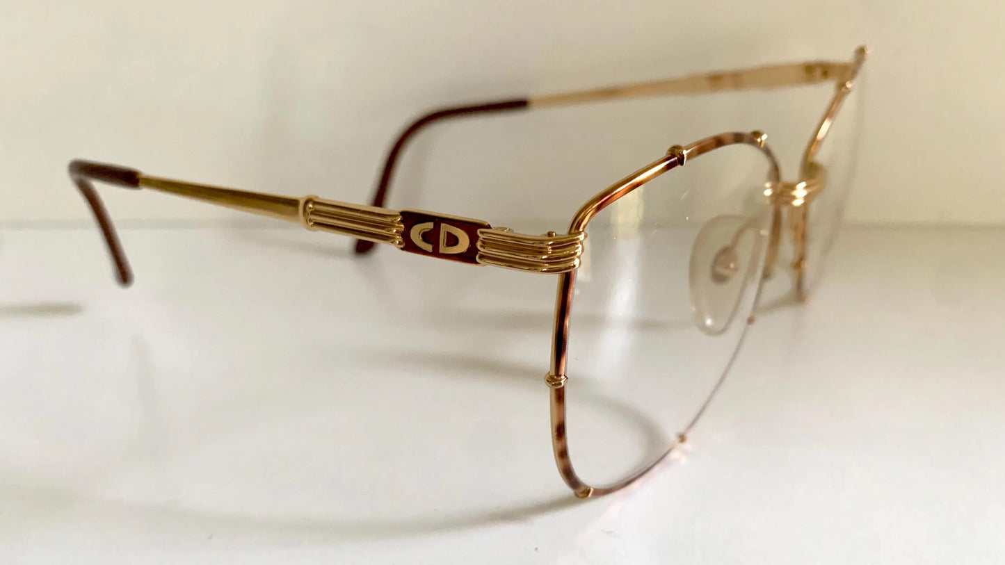 Christian Dior Vintage glasses - 2472 golden frame