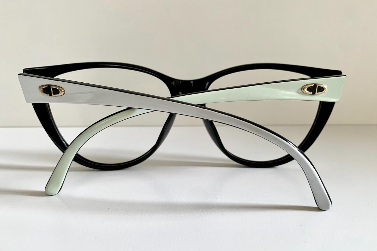 Christian Dior 80s Vintage glasses - 2349 black and white frames