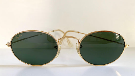 Ray Ban B&L USA vintage sunglasses - W0976 Classic Oval Gold