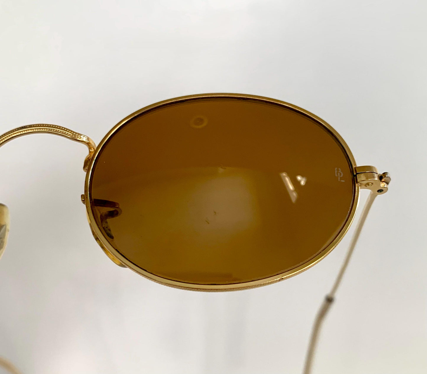 Ray Ban B&L USA - Diamond Hard W1919 90s 24k plated mirrored vintage sunglasses