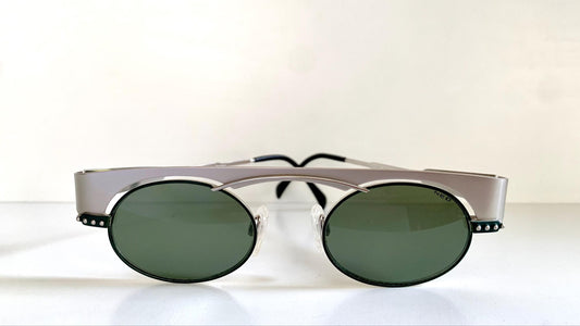 Neostyle Holiday vintage sunglasses - 967 silver and green frame